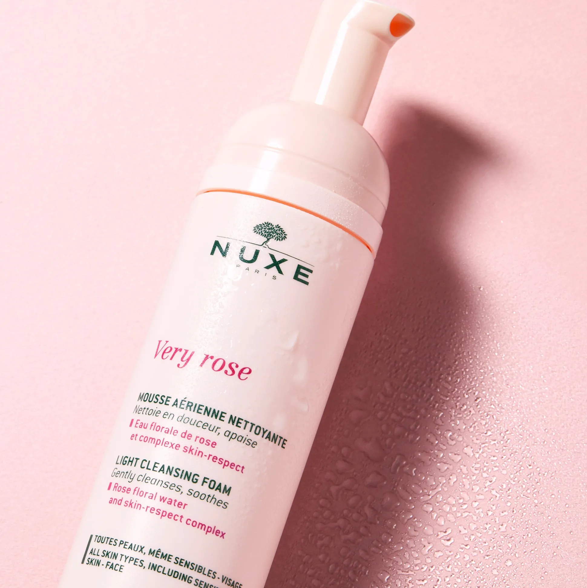 Detergente E Struccante^NUXE Duo Mousse leggera detergente Very Rose