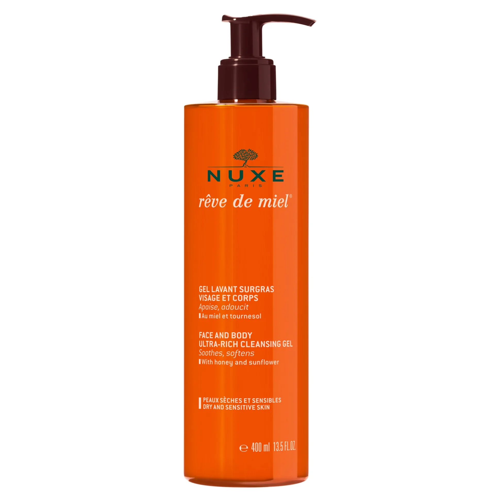 Gel Doccia^NUXE Gel detergente surgrassante liporestitutivo viso e corpo